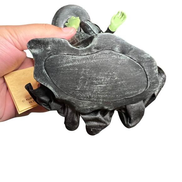 KURT S ADLER THE WIZARD OF OZ FABRIC MACHE TABLE PIECE WICKED WITCH OF THE WEST - Picture 7 of 10